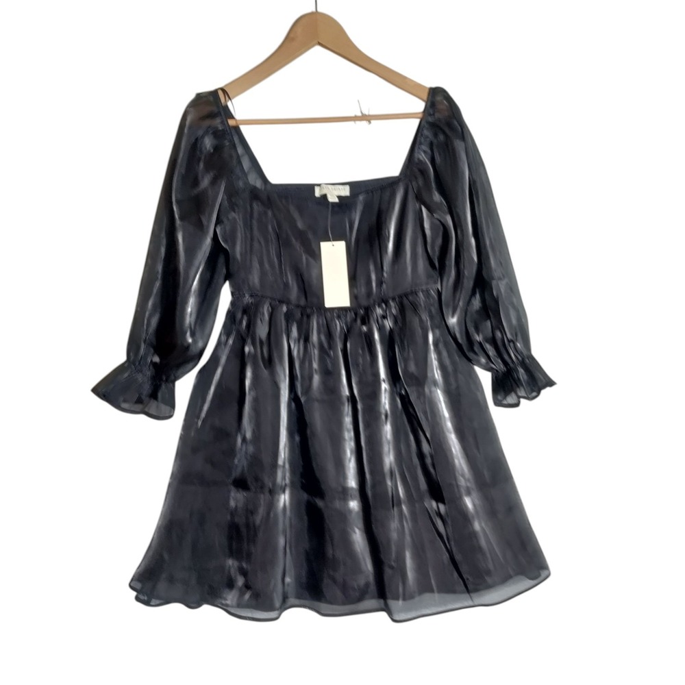 Thirty Thirty Seeing Stars Blackβ Babydoll Dress S Medium New